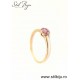 Inel logodna din aur galben 14k