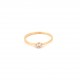 Inel din aur galben 14k cu diamant