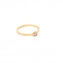 Inel din aur galben 14k cu diamant