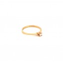 Inel din aur galben 18k cu diamant