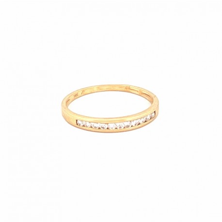 Inel din aur galben 14k cu diamant