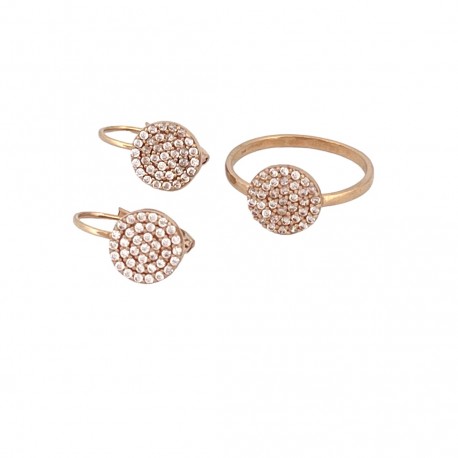 Set din aur galben 14k