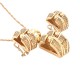 Set din aur galben 14k