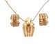 Set din aur galben 14k