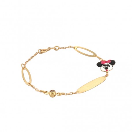 Bratara copii,din aur galben 14k