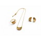 Set din aur galben 14k