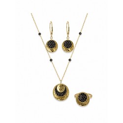 Set din aur galben 14k SBST2009