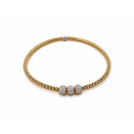Bratara dama,din aur galben 14k